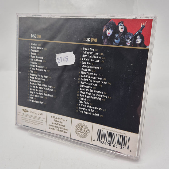 KISS Gold dubbel CD samlingsalbum rockklassiker