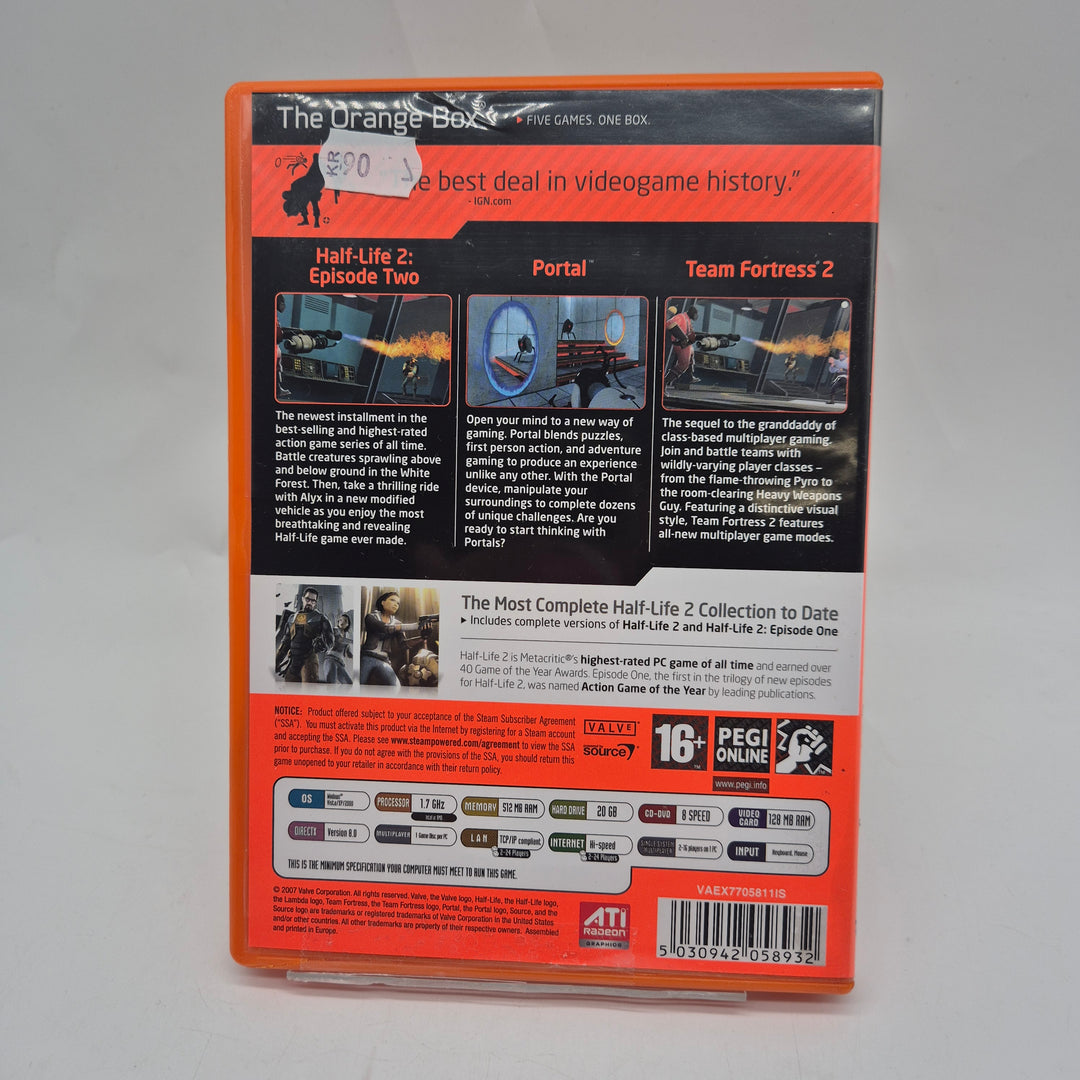 Valve The Orange Box PC-spel retro DVD