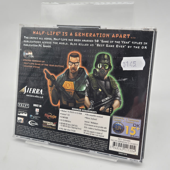 Retro Half-Life PC-spelpaket Sierra Valve
