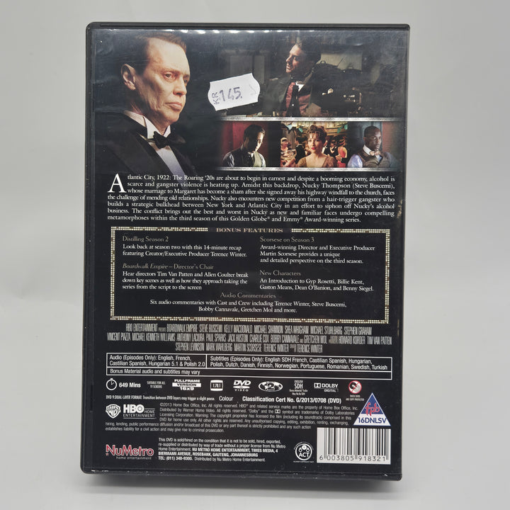 Boardwalk Empire HBO DVD-box säsong 1–3
