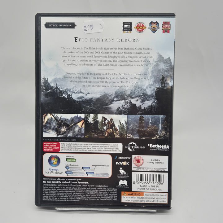 The Elder Scrolls V Skyrim PC DVD begagnad