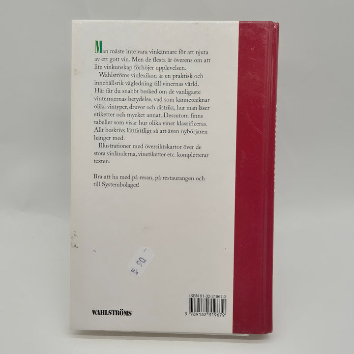 Klassiskt vinlexikon Wahlströms inbunden faktabok