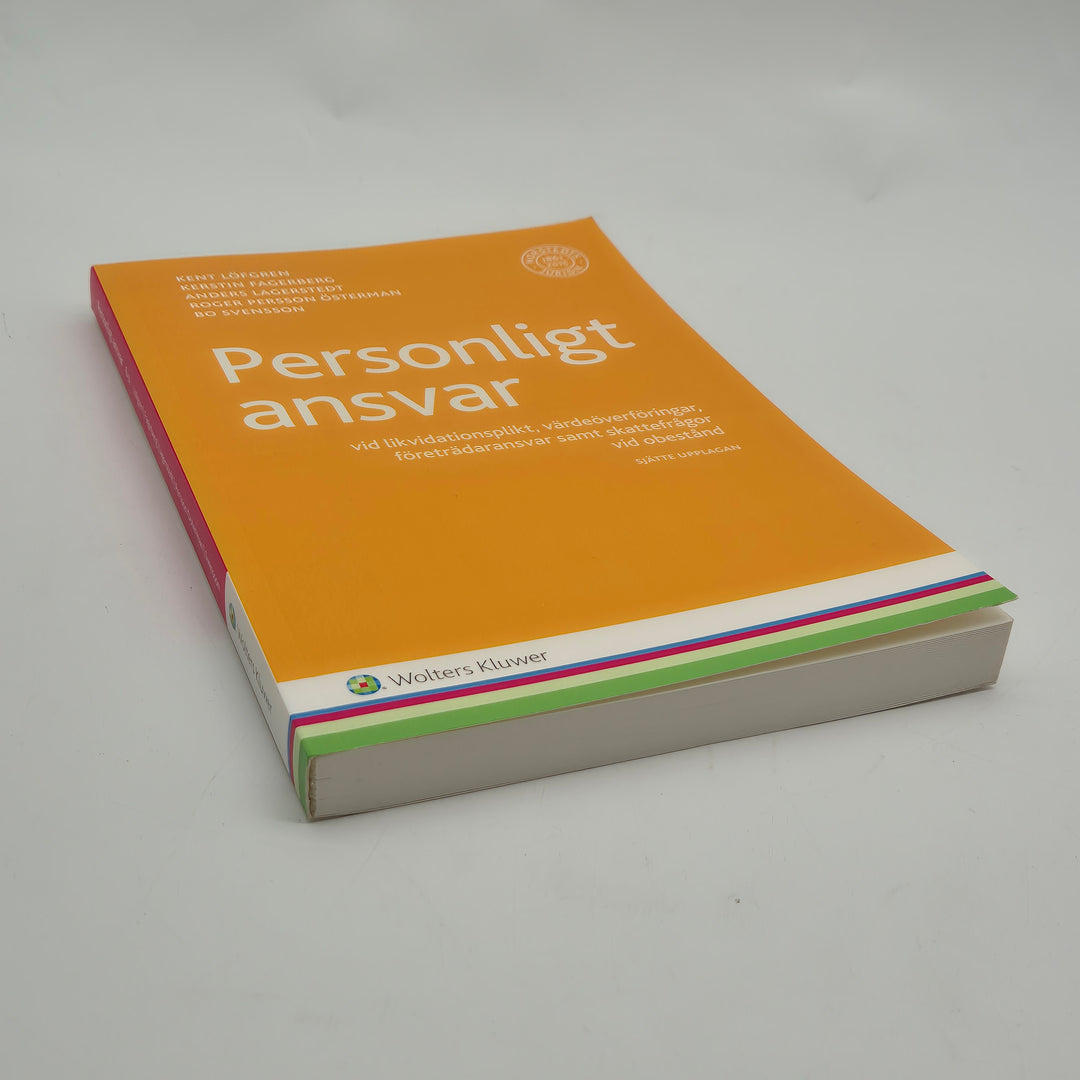 Personligt ansvar juridisk fackbok Wolters Kluwer