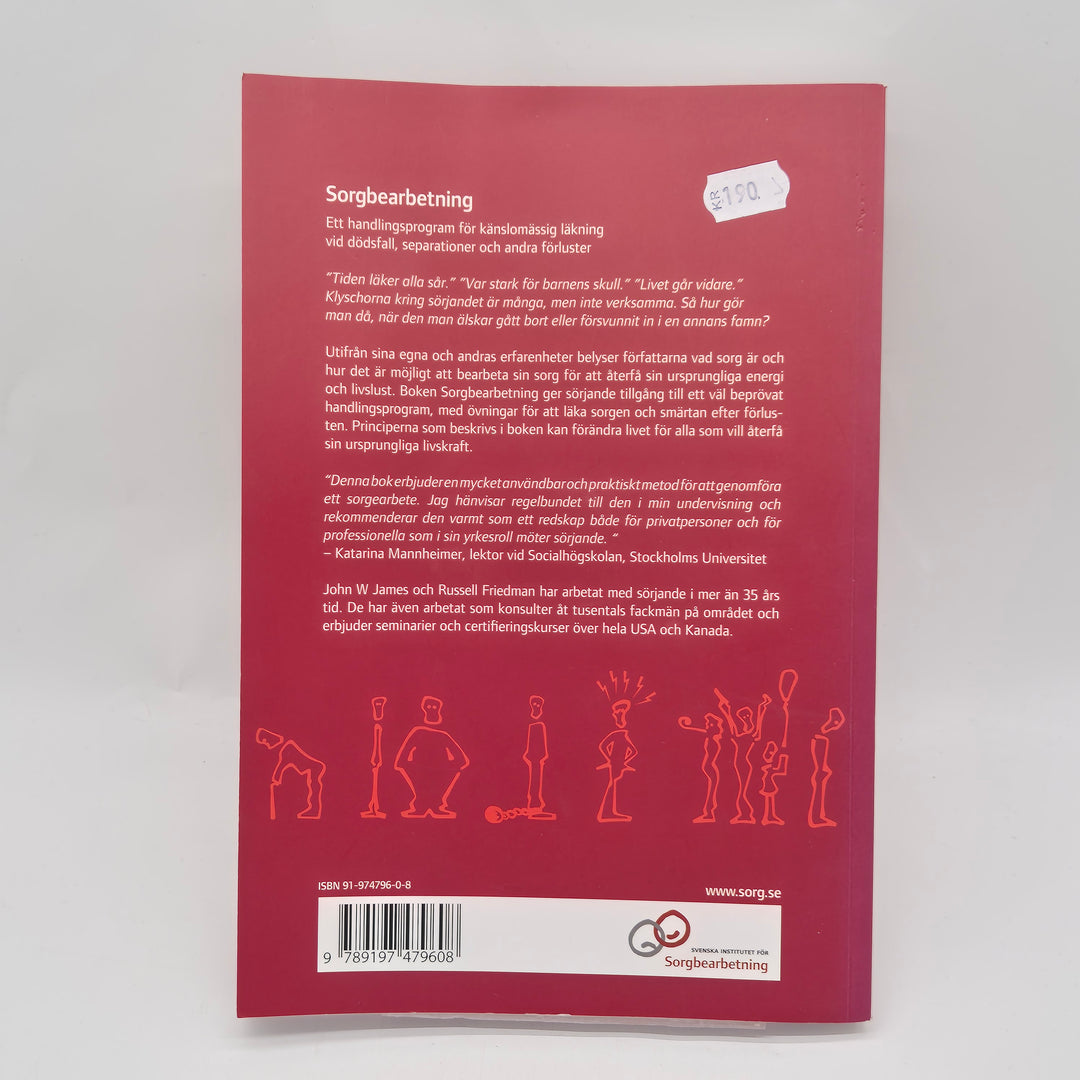 Sorgbearbetning självhjälpsbok i gott begagnat skick