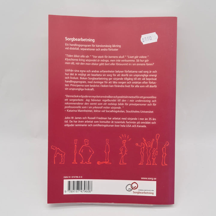 Sorgbearbetning självhjälpsbok i gott begagnat skick