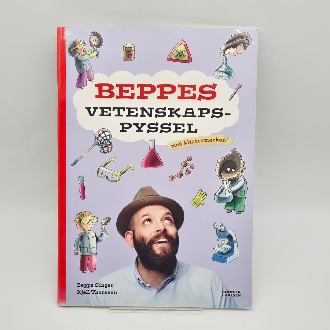 BeppeS Vetenskapspyssel färgglad experimentbok för barn