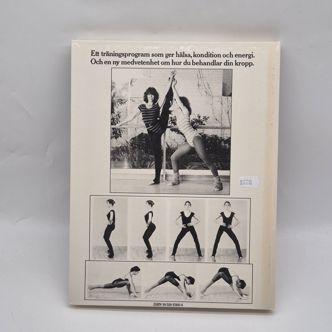 Jane Fonda retro träningsbok Prisma hardback