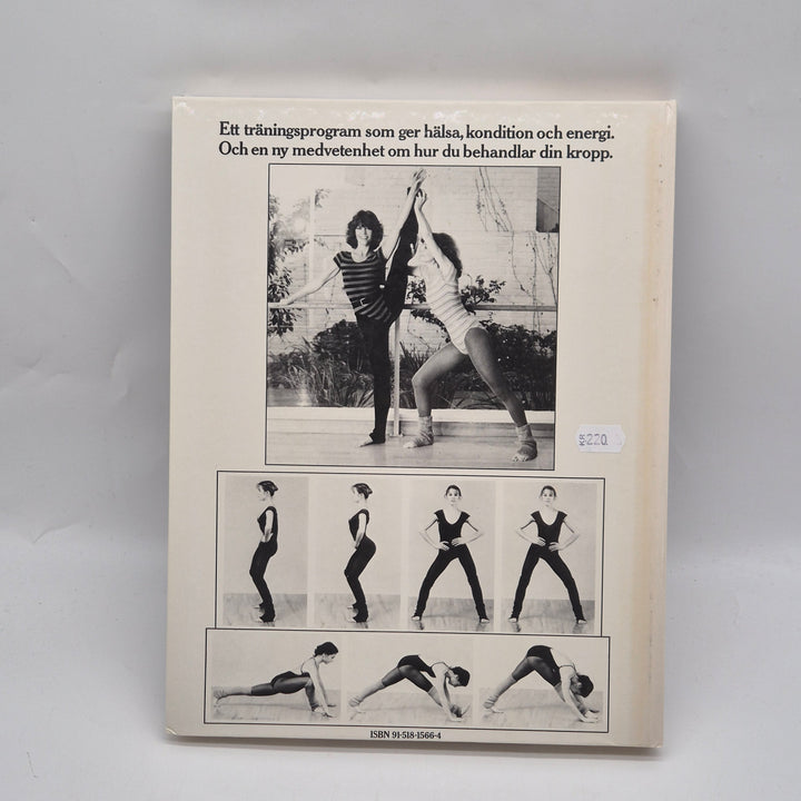 Jane Fonda retro träningsbok Prisma hardback