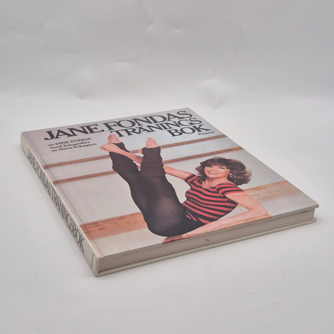 Jane Fonda retro träningsbok Prisma hardback