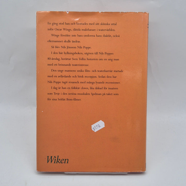 Retro biografi om Nils Poppe hårdbok