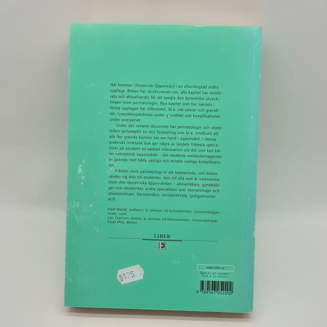 Obstetrisk öppenvård medicinsk kursbok Liber begagnad