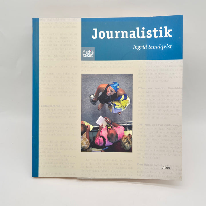 Journalistik fackbok Liber Medieteket begagnad