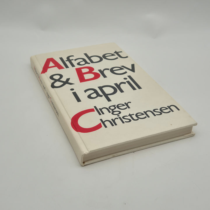 Alfabet och Brev i april Inger Christensen bok