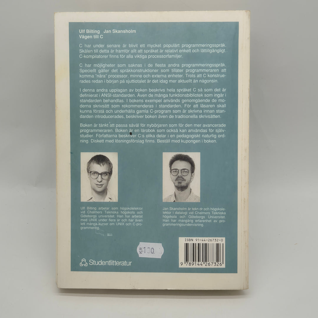 Vägen till C klassisk programmeringsbok retro
