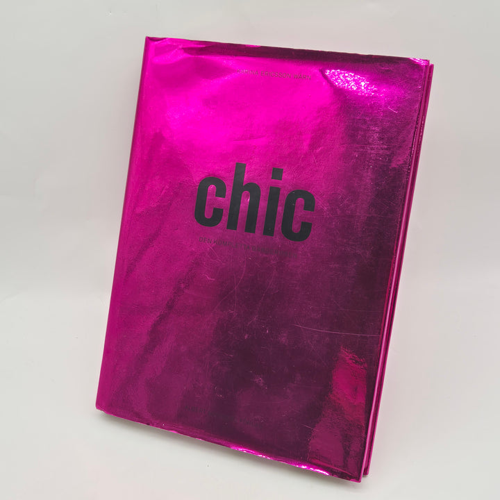 Chic coffeetable-bok metallicrosa speglande omslag