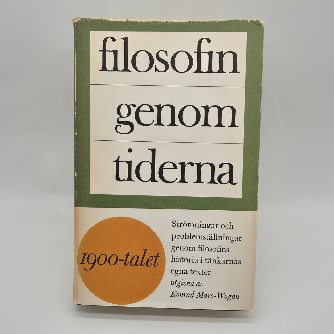 Filosofin genom tiderna 1900-talet Bonnierfakta retro bok