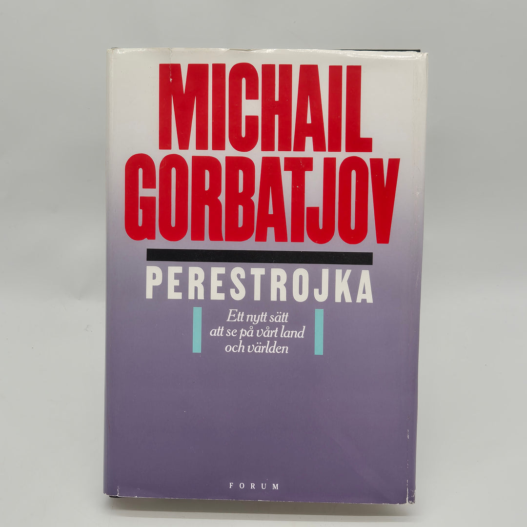 Perestrojka bok Michail Gorbatjov retro inbunden