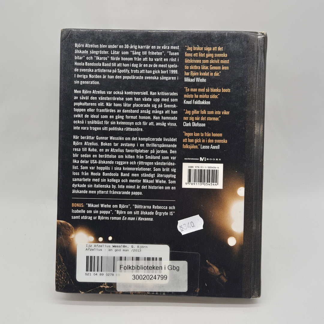 Björn Afzelius biografi med CD MB Books