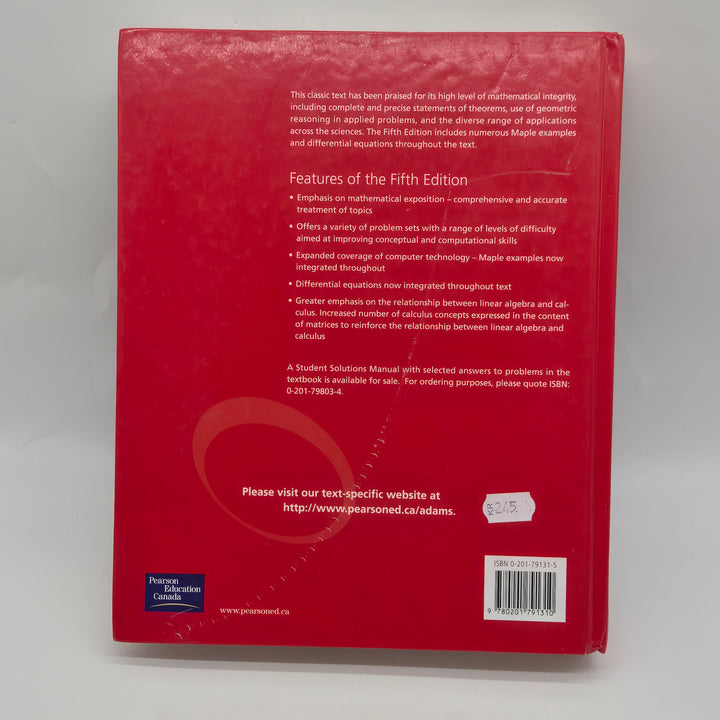 Calculus A Complete Course inbunden kursbok