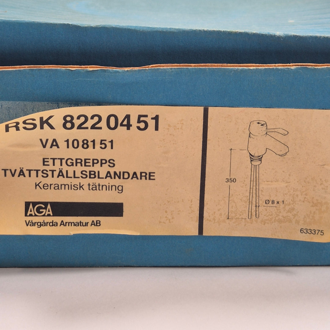 Retro Vårgårda ettgreppsblandare i krom