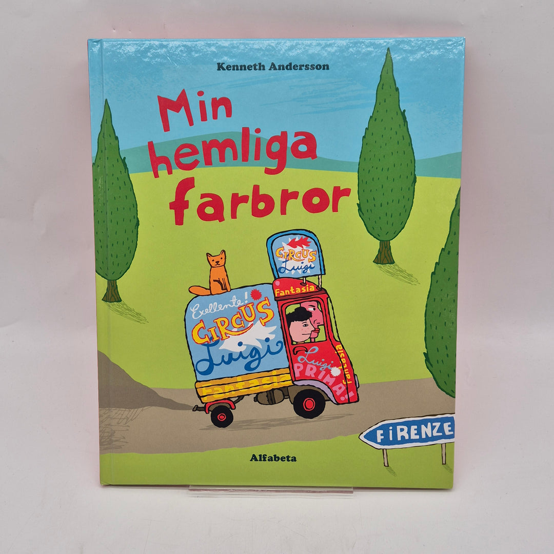 Min hemliga farbror färgstark bilderbok Alfabeta