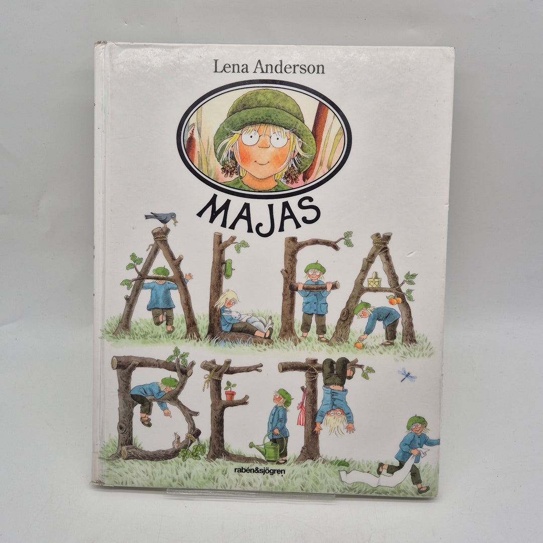 Majas alfabet barnbok inbunden Rabén & Sjögren