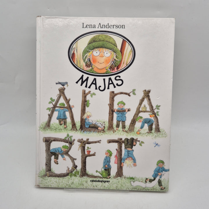 Majas alfabet barnbok inbunden Rabén & Sjögren