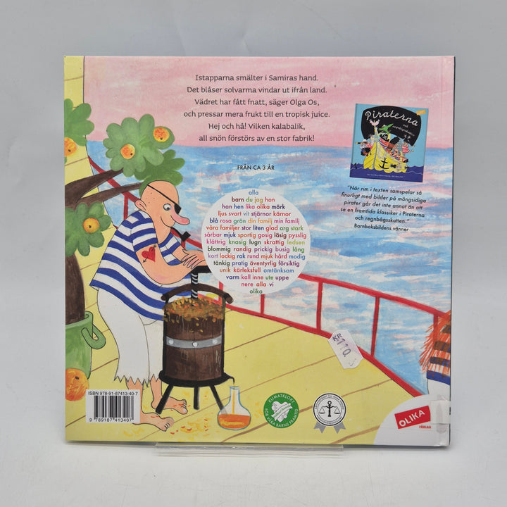 Barnbok Piraterna och vinterjakten OLIKA förlag