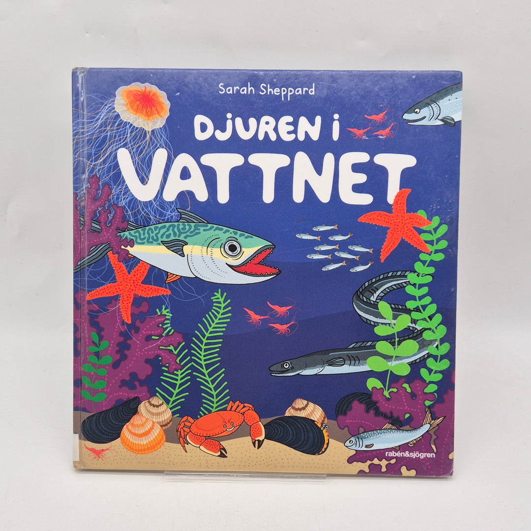 Barnbok Djuren i vattnet Rabén Sjögren
