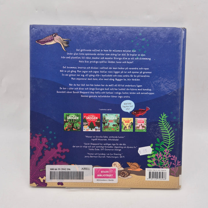 Barnbok Djuren i vattnet Rabén Sjögren