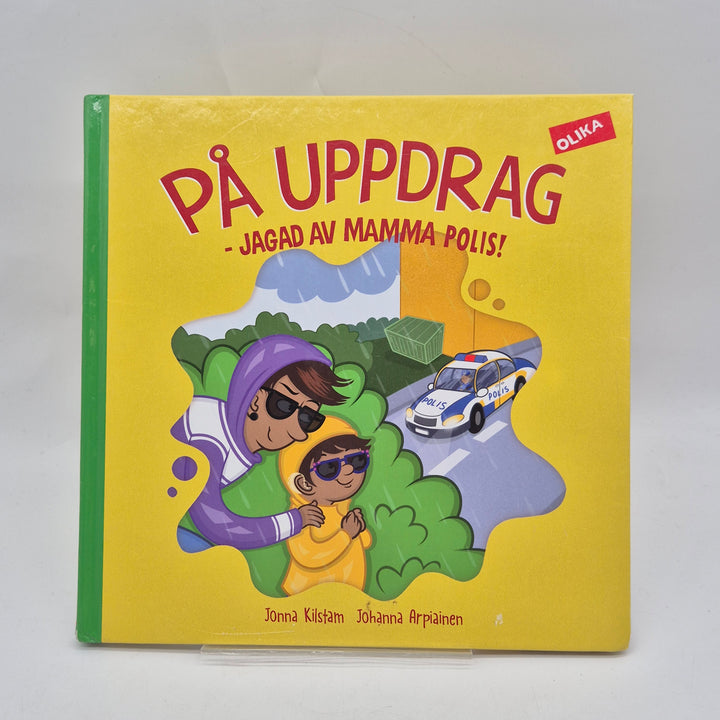 Färgstark barnbok På uppdrag mamma polis