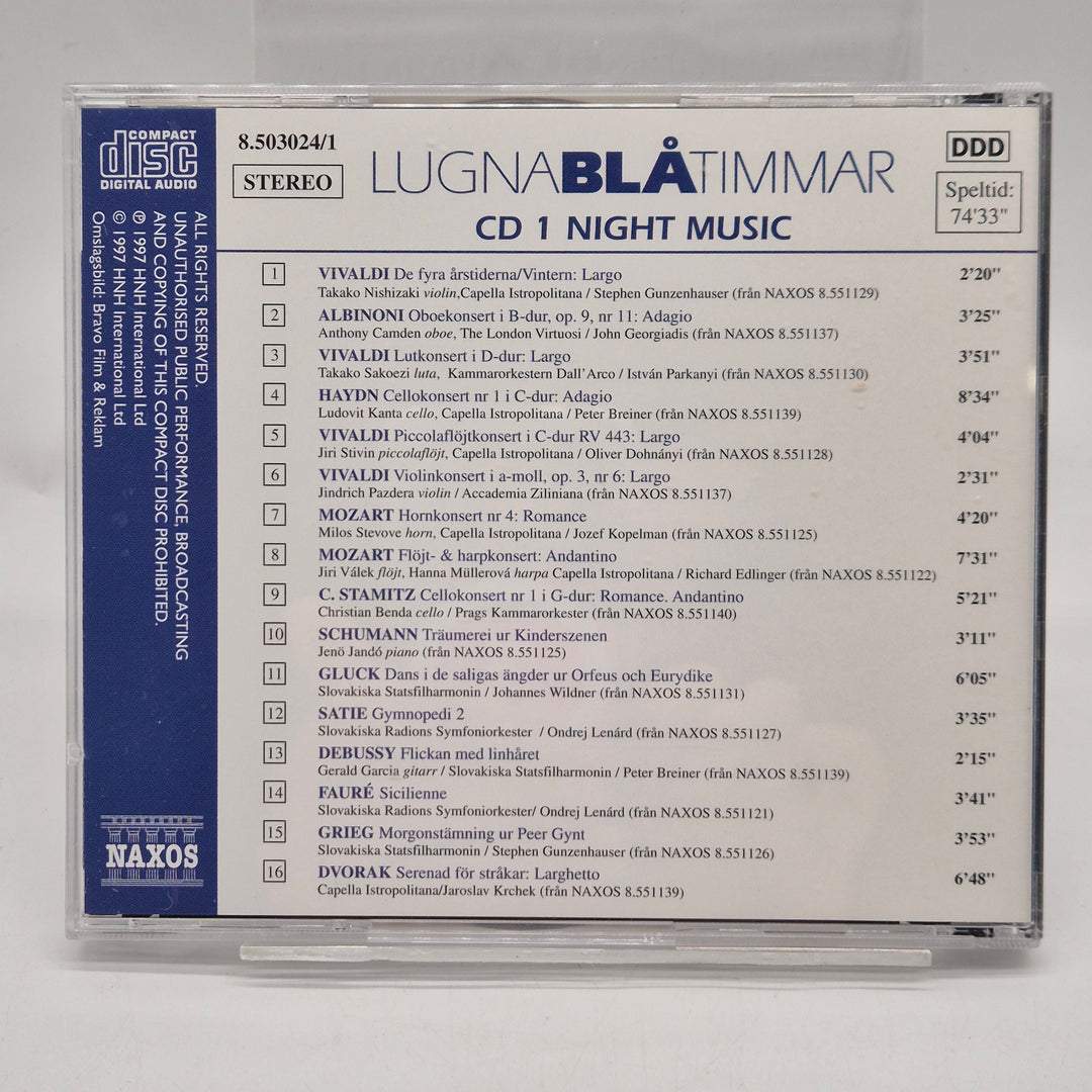 Naxos CD box Lugna Blåtimmar klassisk
