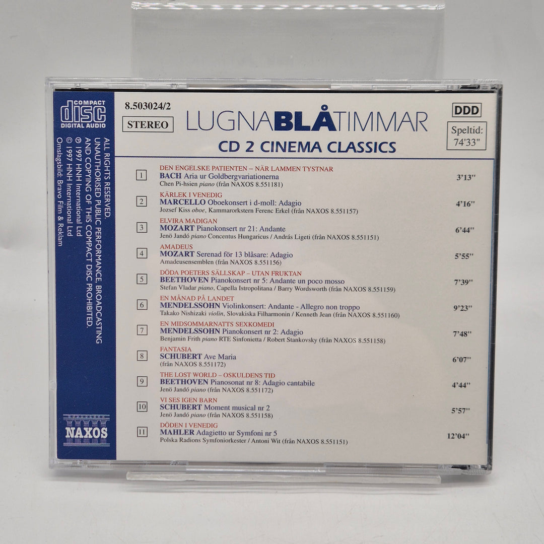 Naxos CD box Lugna Blåtimmar klassisk