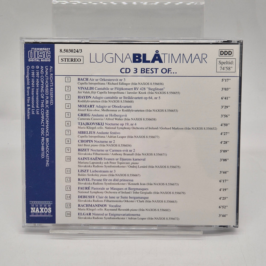 Naxos CD box Lugna Blåtimmar klassisk