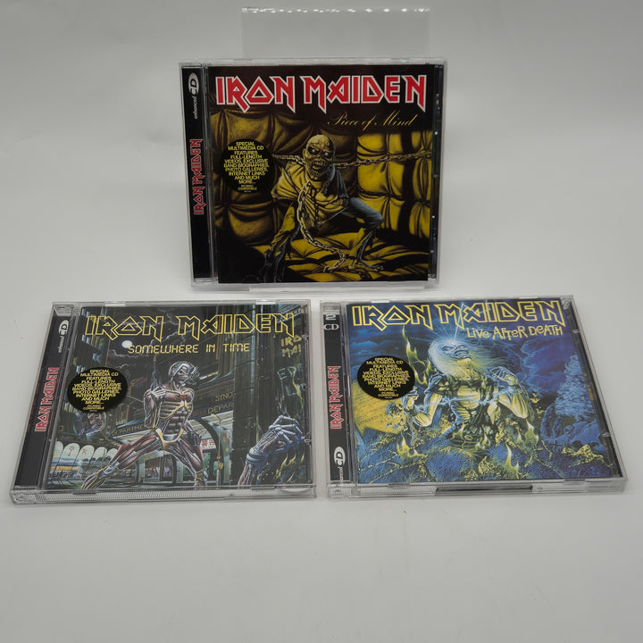 Iron Maiden CD paket retro 80 tal