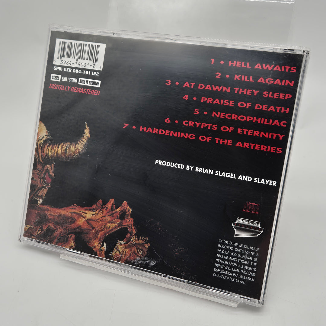 Retro Slayer CD-samling klassiska thrashalbum