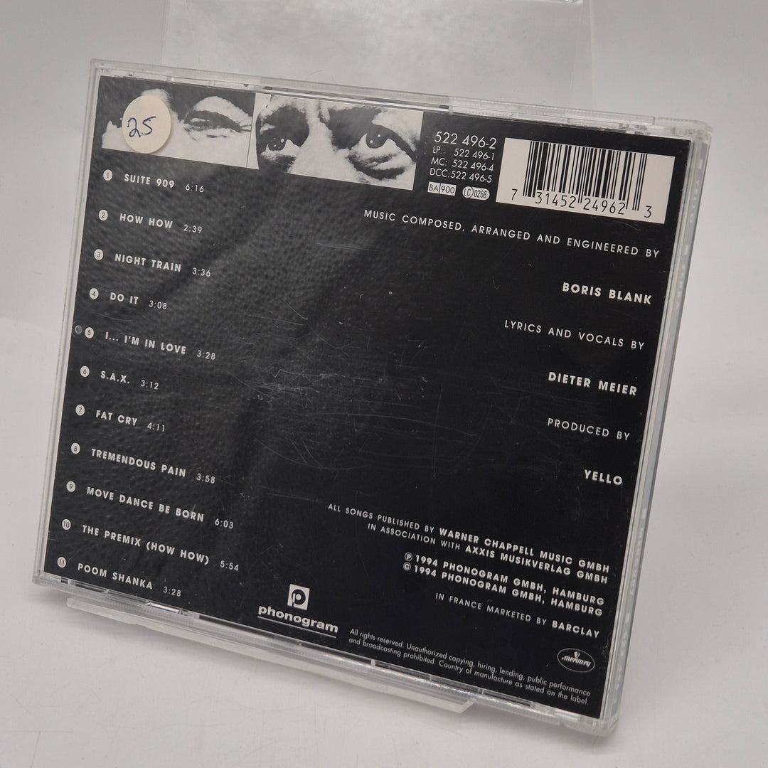 Yello Zebra CD 1994 retro musikalbum