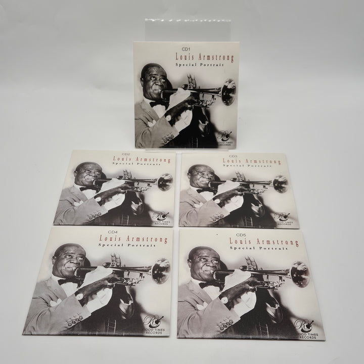Louis Armstrong CD box retro jazzsamling