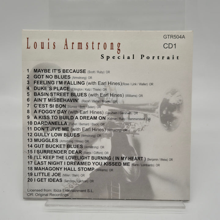 Louis Armstrong CD box retro jazzsamling