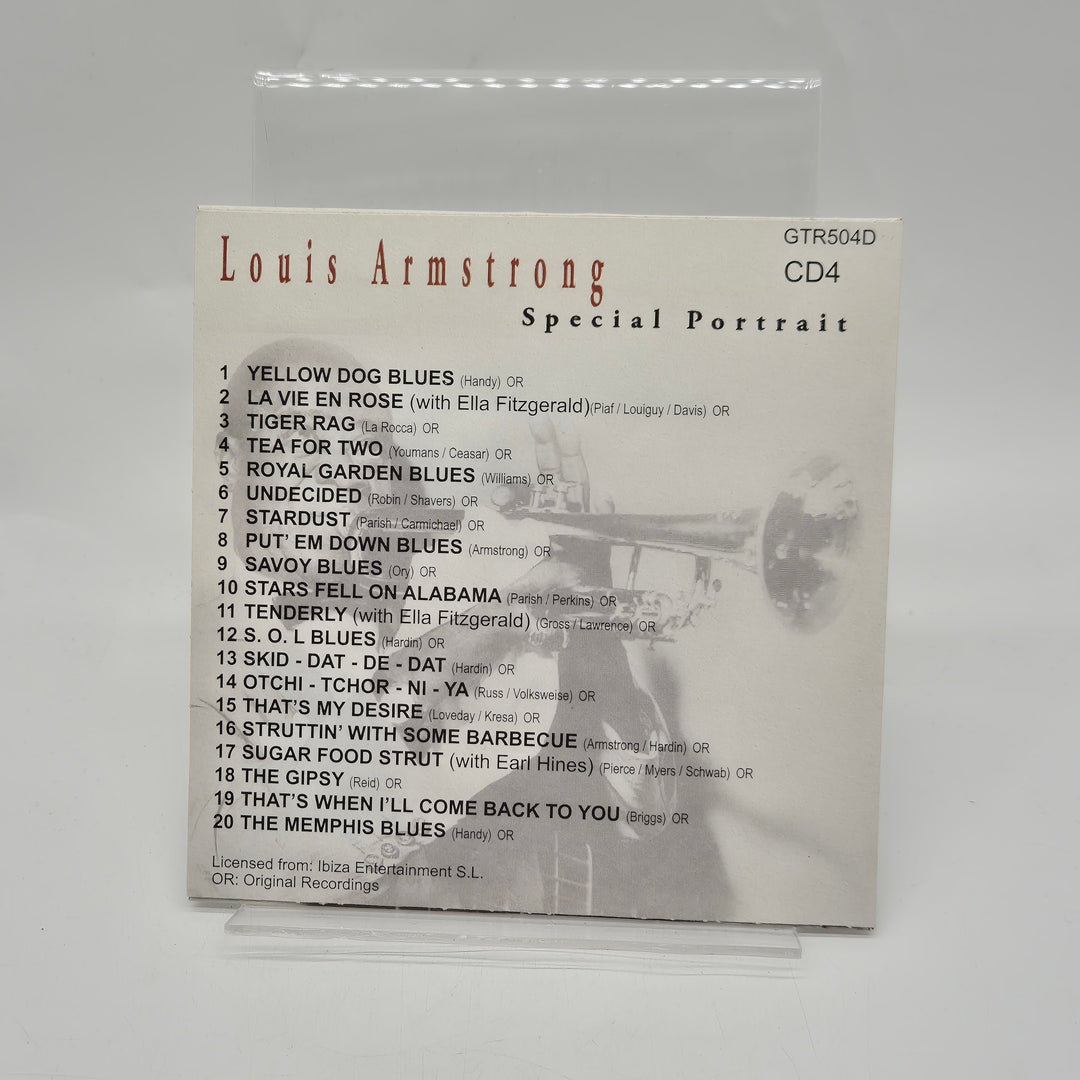 Louis Armstrong CD box retro jazzsamling