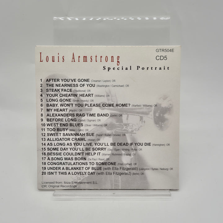 Louis Armstrong CD box retro jazzsamling