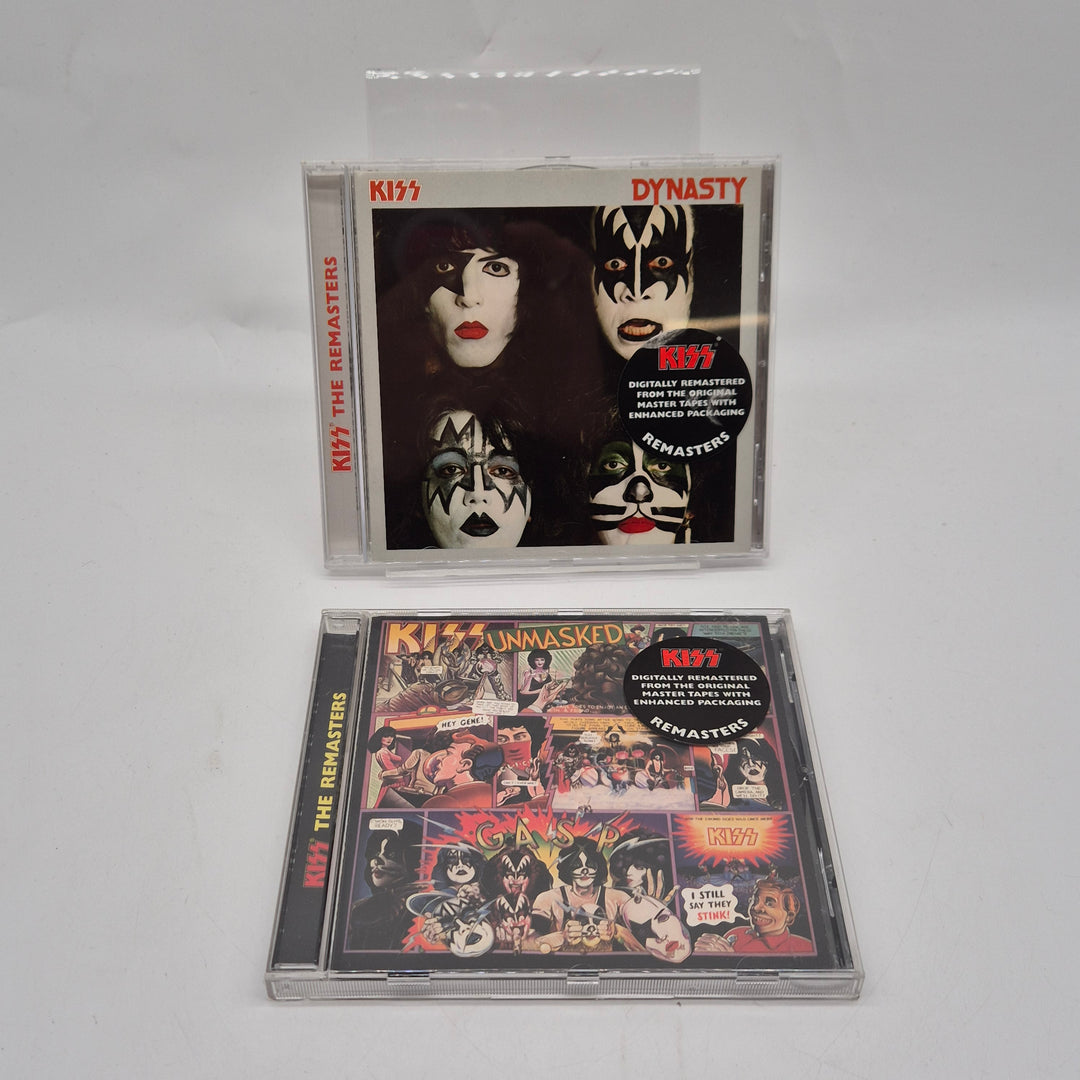 KISS Dynasty och Unmasked CD retro remasters
