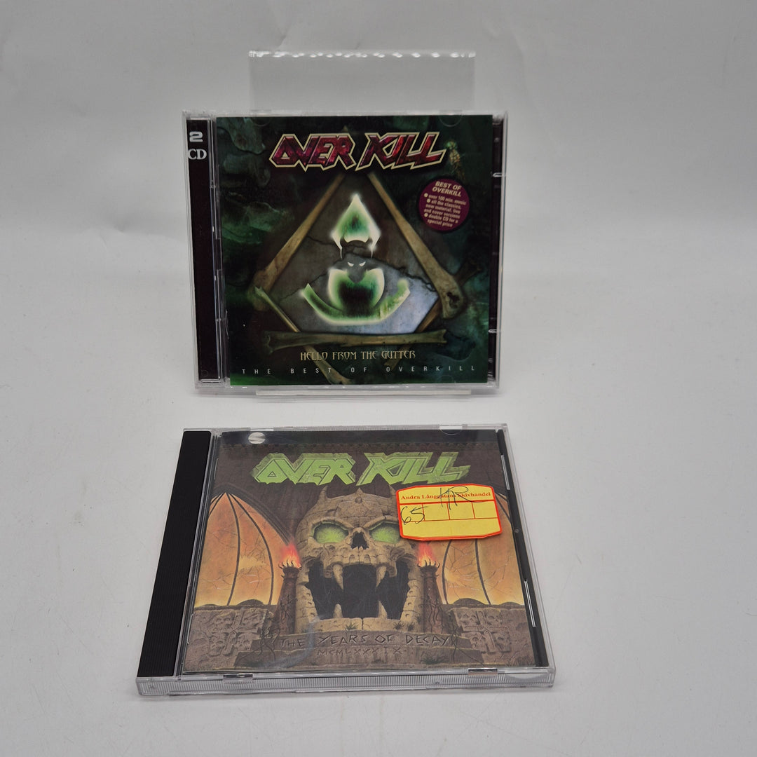 Overkill thrash metal dubbel CD paket retro