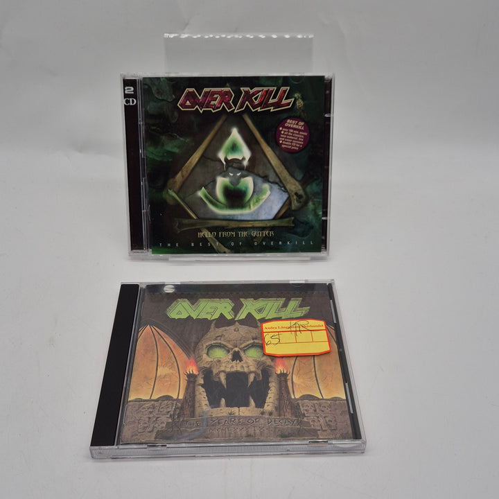 Overkill thrash metal dubbel CD paket retro