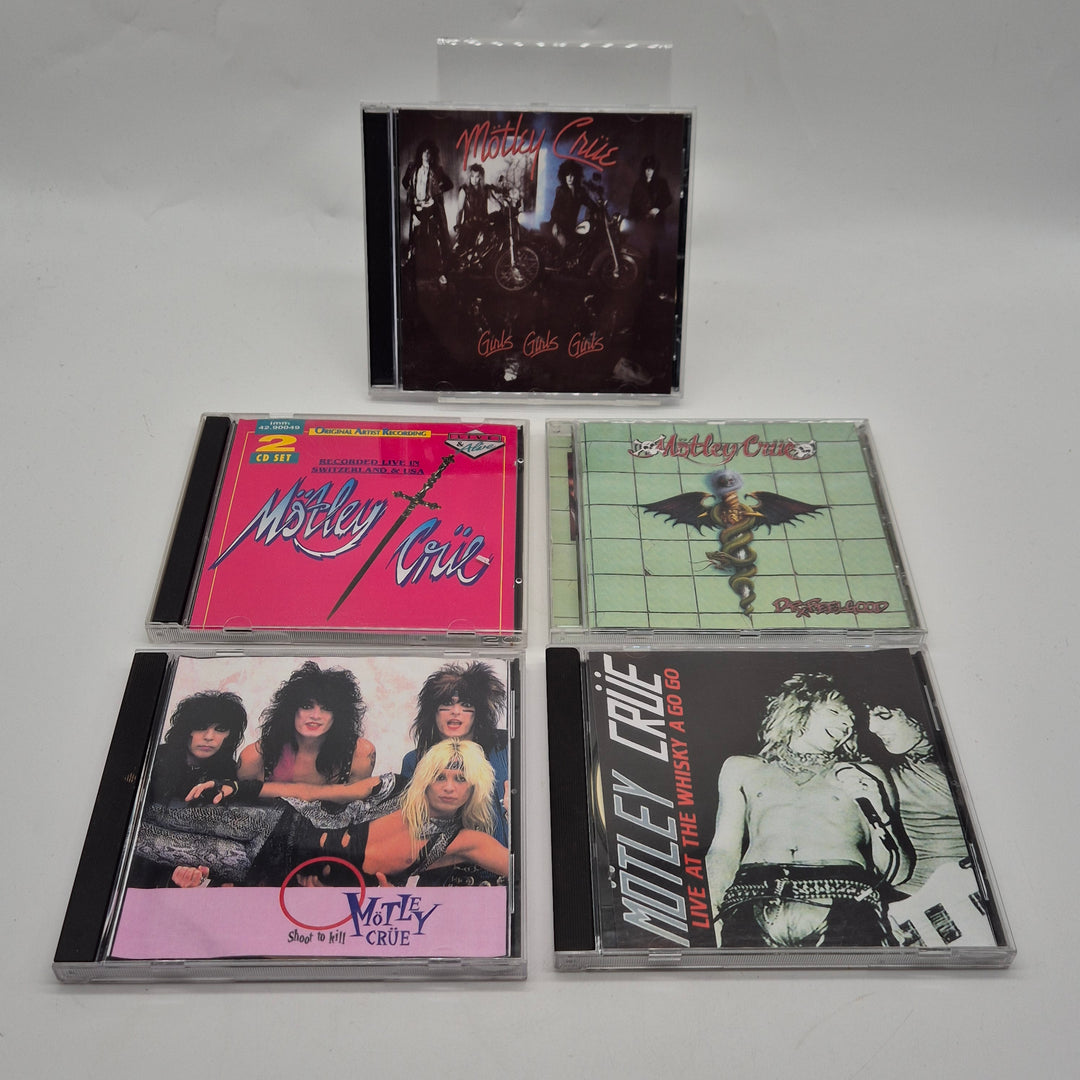 Mötley Crüe retro CD-samling fem album