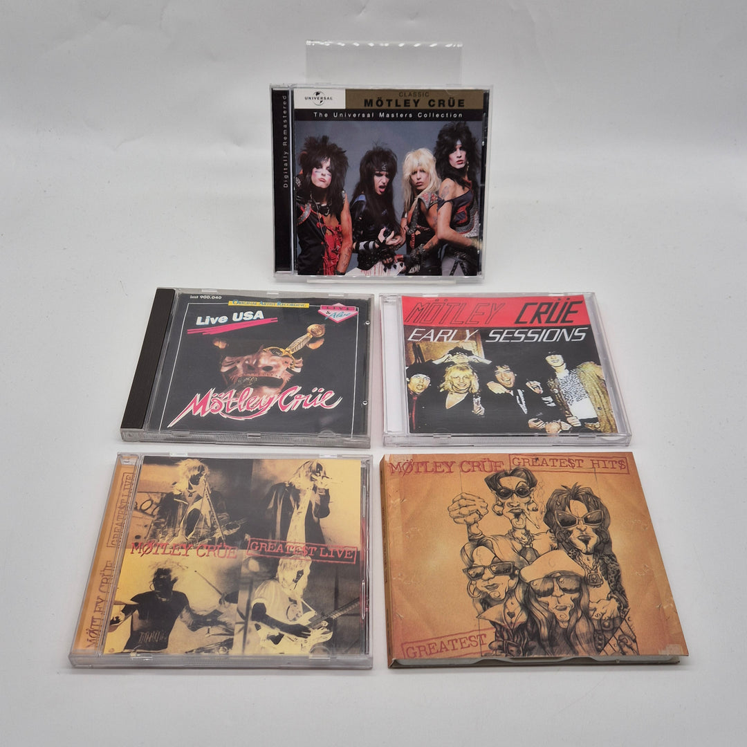 Mötley Crüe retro CD-samling fem album