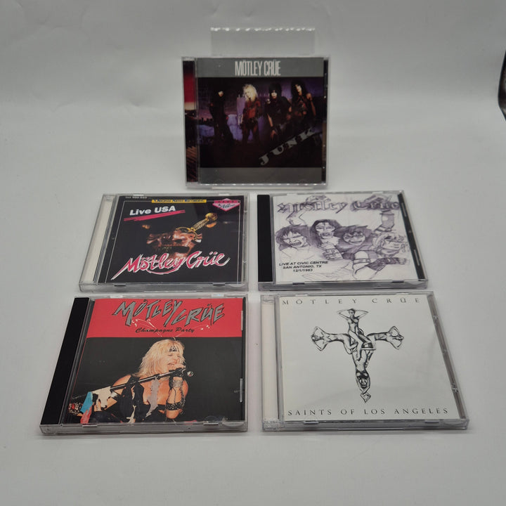Mötley Crüe CD samling fem album retro