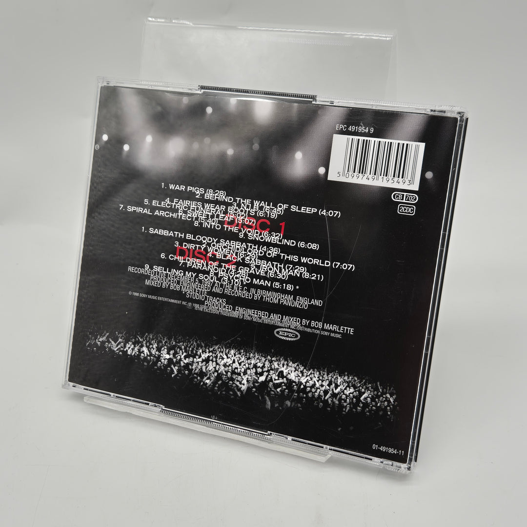 Black Sabbath Reunion dubbel CD klassiskt livealbum