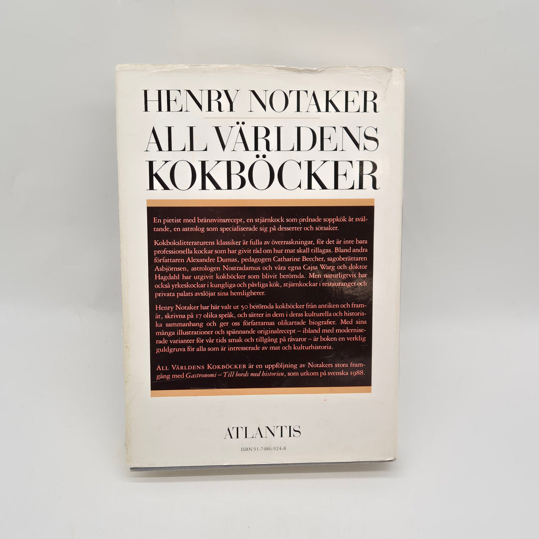 All världens kokböcker Henry Notaker kokbok