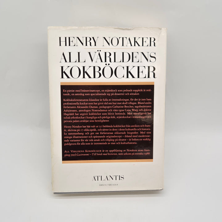 All världens kokböcker Henry Notaker kokbok